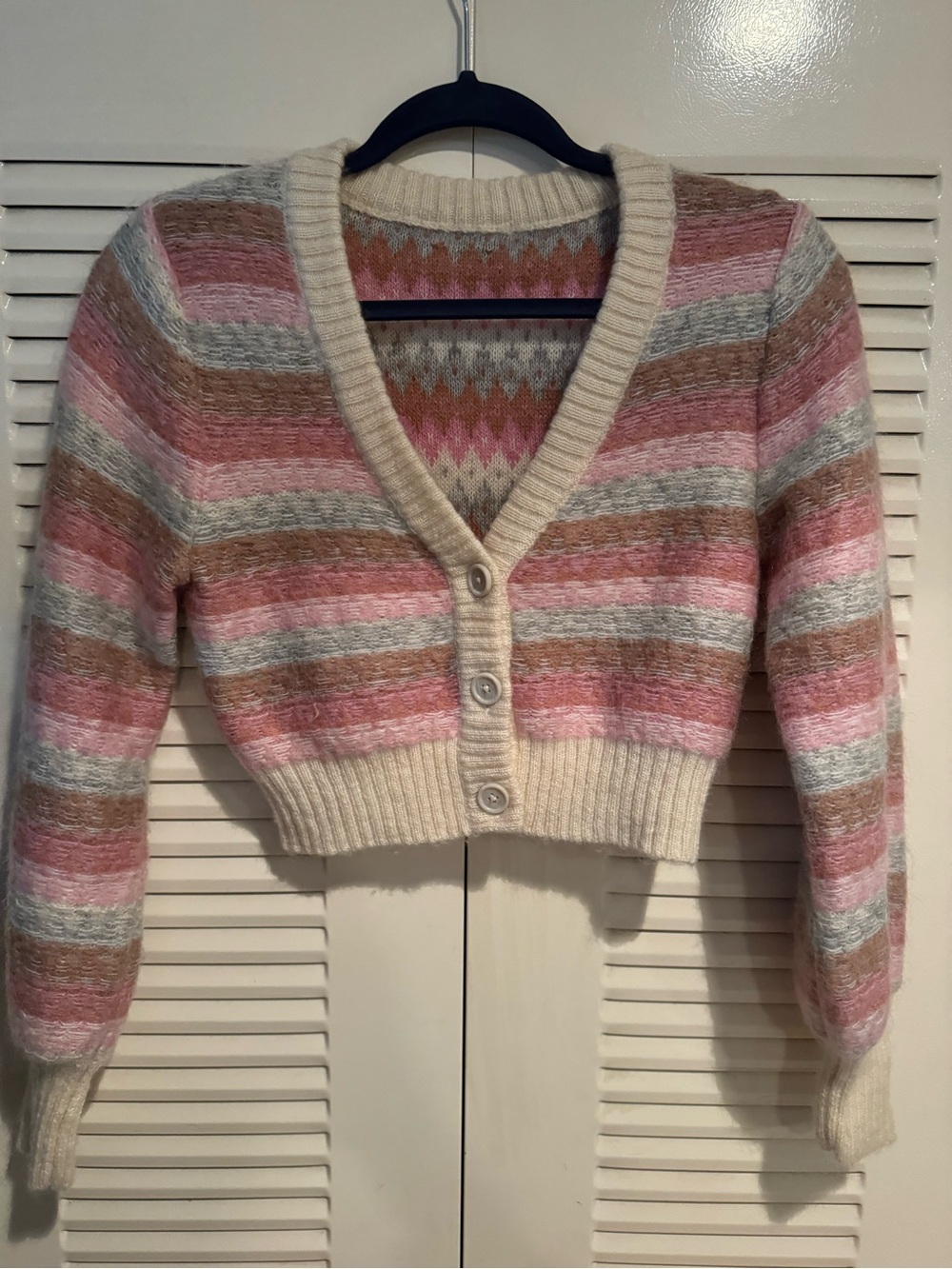 Wilfred Cropped Striped Cardigan